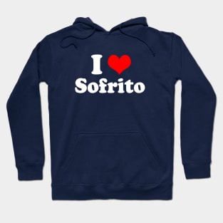 I Love Sofrito Heart Spanish Puerto Rican Food Hoodie